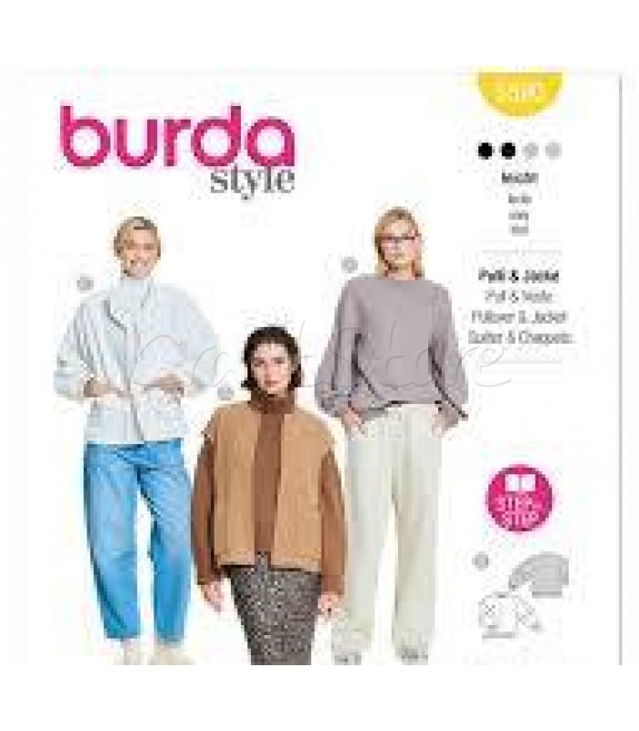 Burda πατρόν Mπλο΄υζα 5590